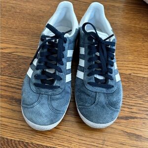 Adidas Navy Suede Sneakers